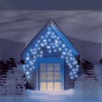 100 Static Connectable Outdoor & Indoor LED Christmas Icicle Lights
