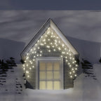 100 Static Connectable Outdoor & Indoor LED Christmas Icicle Lights
