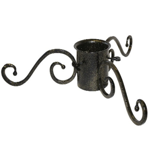 Noble Christmas Tree Stand – Black and Gold, 10cm