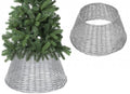 Silver Willow Christmas Tree Skirt – 70 × 28cm