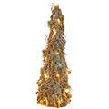 100cm Frosted Wooden Christmas Twig Tree with Lights