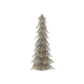 45cm Gold Glittered Leaf Decorative Tree