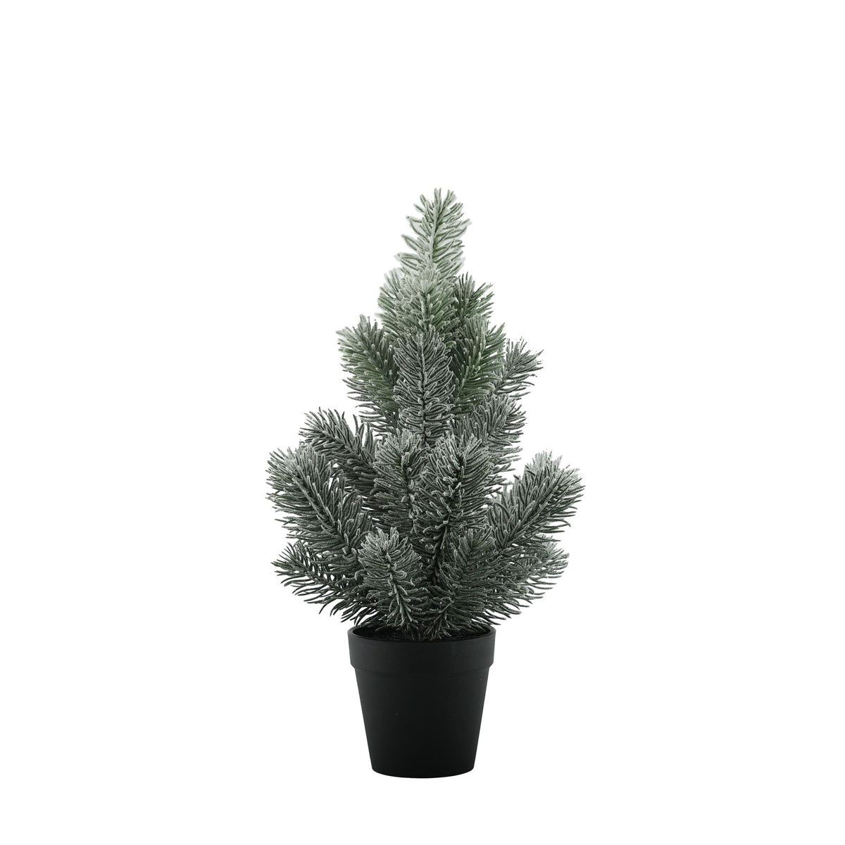 35cm Snowy Green Pine Decorative Tree in Pot