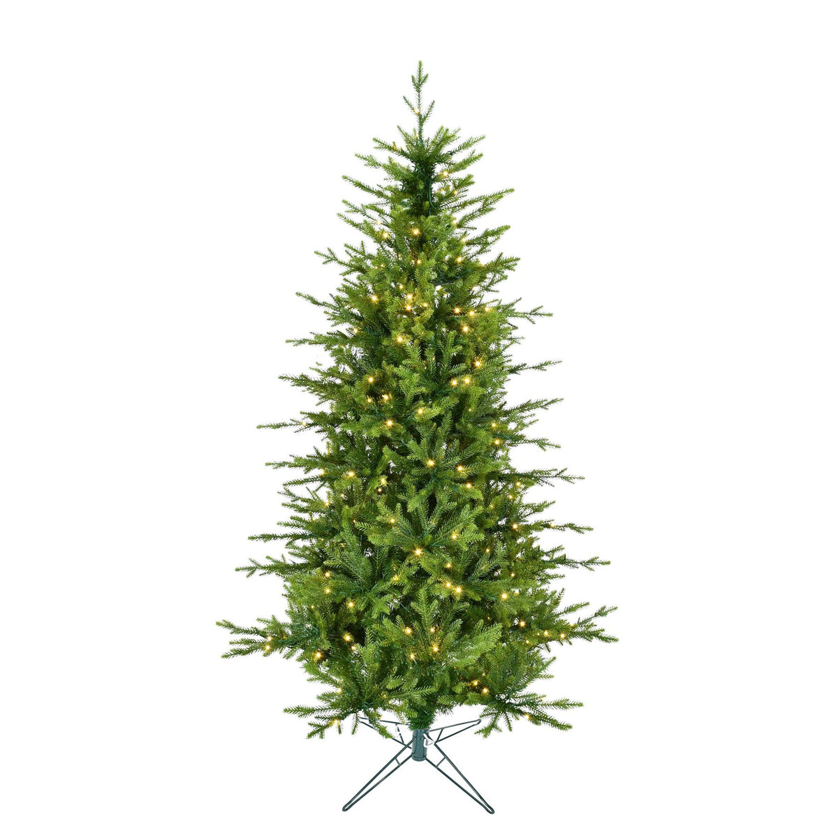 8ft Vale Pre-Lit Artificial Christmas Tree – Warm White Lights