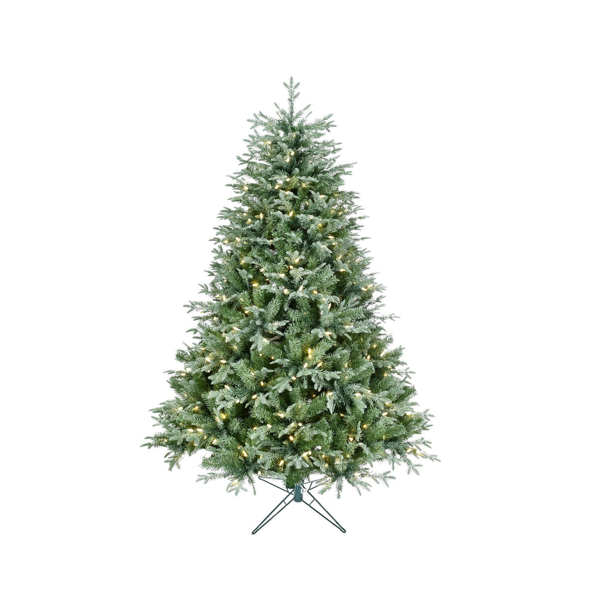 6ft Mont Blanc Lightly Frosted and Glitter Pre-Lit Artificial Christmas Tree