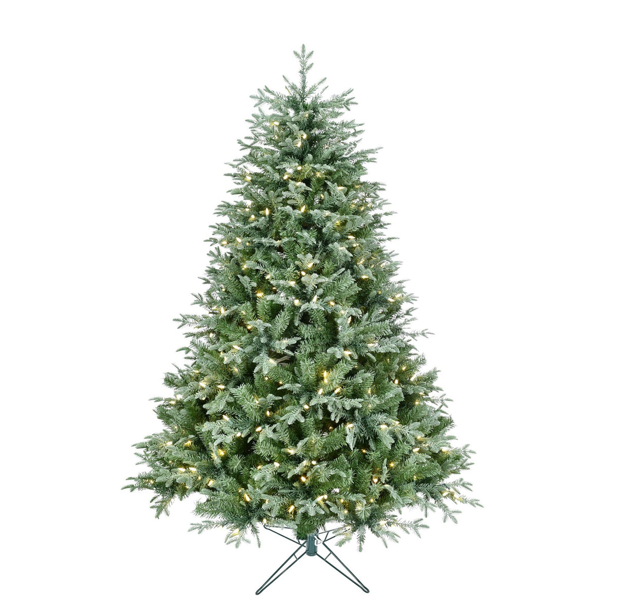 9ft Mont Blanc Lightly Frosted and Glitter Pre-Lit Artificial Christmas Tree