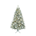 7ft Kaprun Lightly Frosted and Glitter Pre-Lit Artificial Christmas Tree – 1,364 Tips