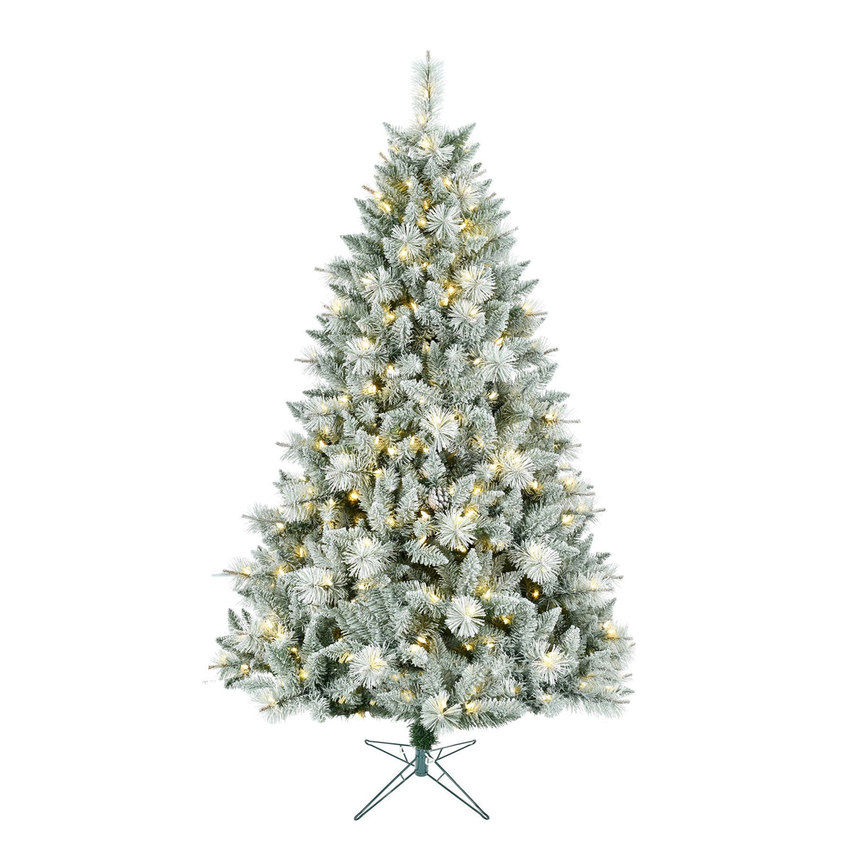 10ft Kaprun Lightly Frosted and Glitter Pre-Lit Artificial Christmas Tree – 3,067 Tips