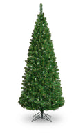 5ft Slim Glacier Pre-Lit Artificial Christmas Tree – 200 Lights, 418 Tips