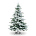 7ft Flocked Noble Artificial Christmas Tree