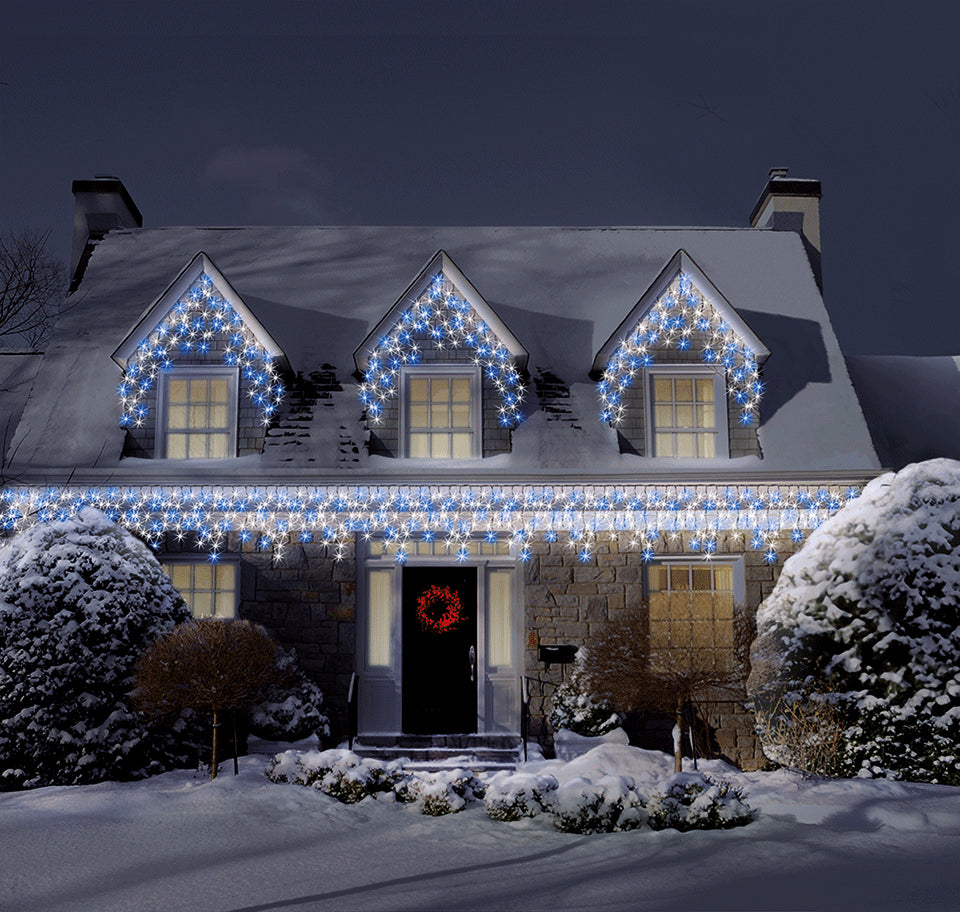 120 LED Multi-Function Christmas Icicle Lights