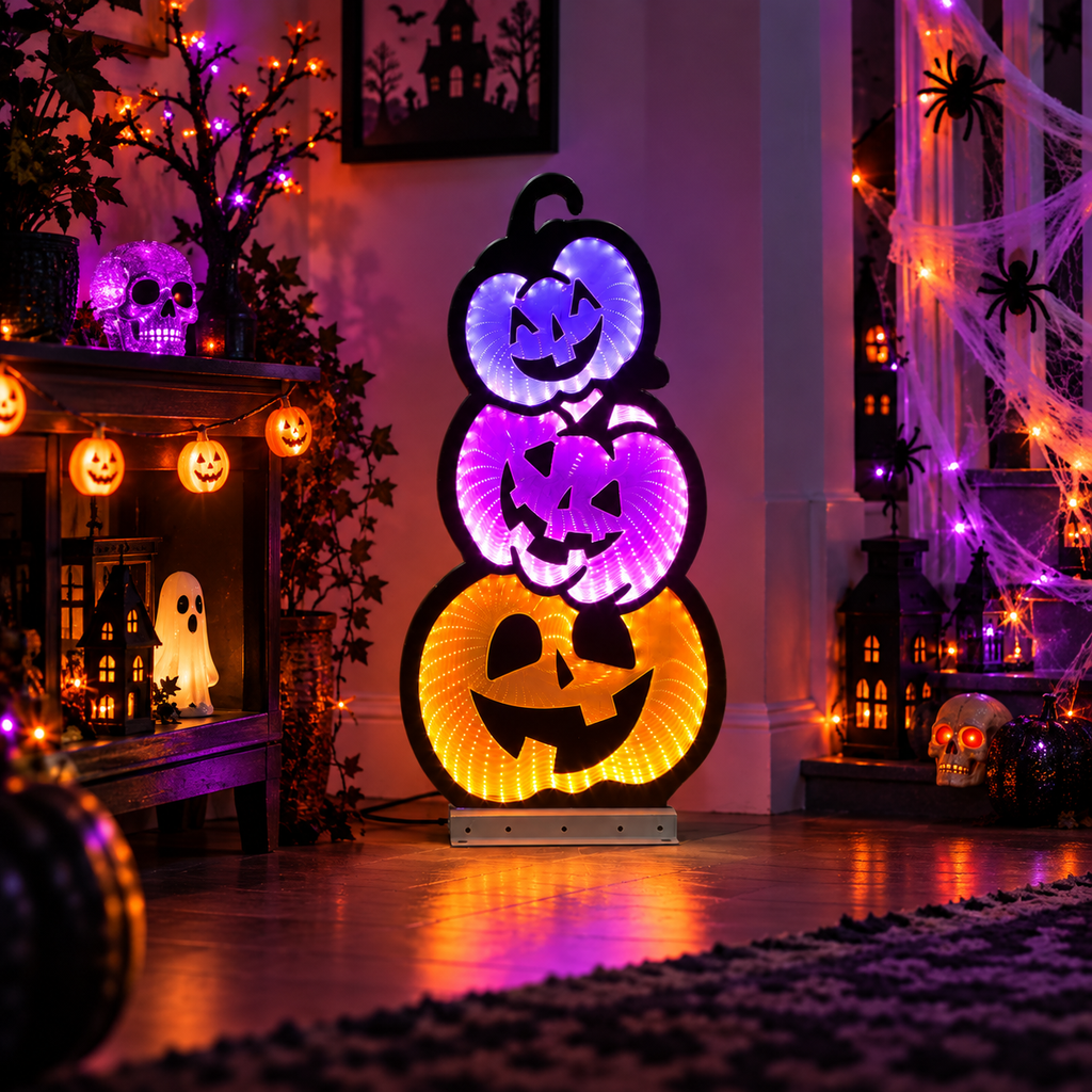 60cm Infinity Halloween Pumpkins for Spooky Decor