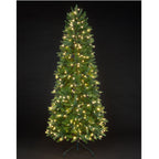 Aspen Slim Pine Luxury Premium "QuickLight" PE Hinged Christmas Tree