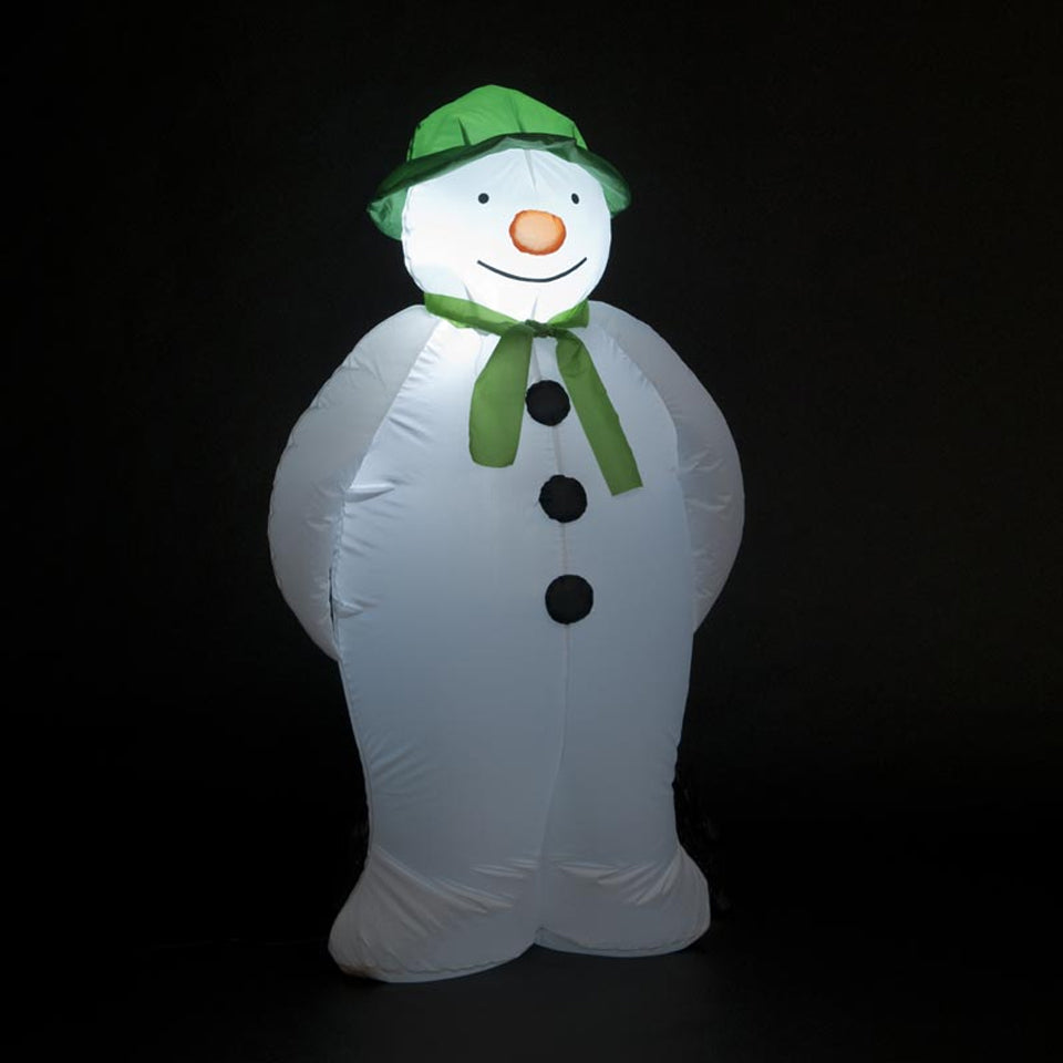 The Snowman Inflatable 120cm/4ft Outdoor Christmas Decoration
