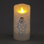 Charming 15cm Snowman Candle for Holiday Decor