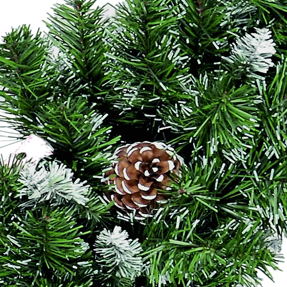 2ft Snow King Fir Wreath (60cm)
