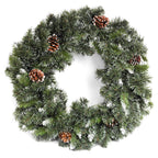 2ft Snow King Fir Wreath (60cm)