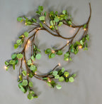180cm Eucalyptus Green Garland With 36 WW LEDs