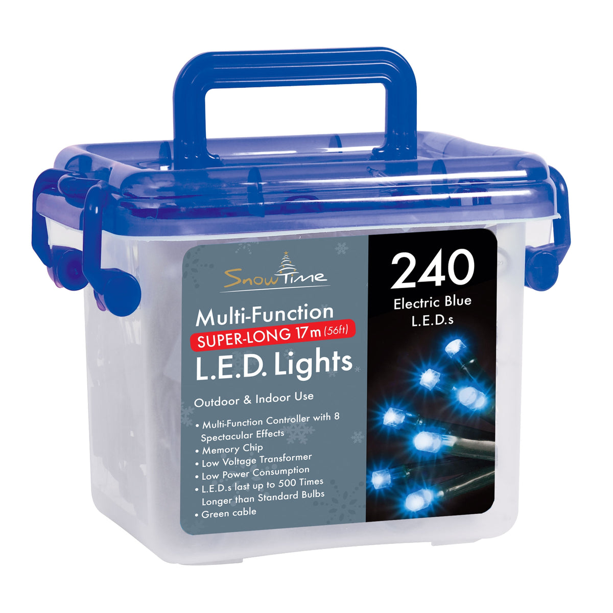 240 Super-Long LED Chaser Christmas Lights With Memory Function