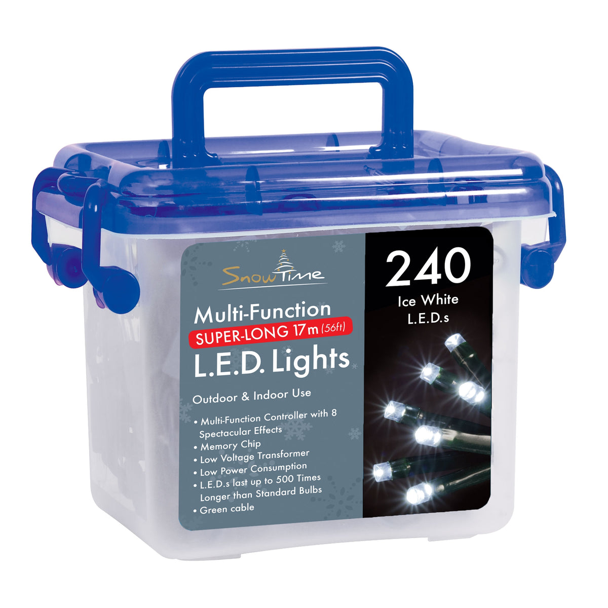 240 Super-Long LED Chaser Christmas Lights With Memory Function