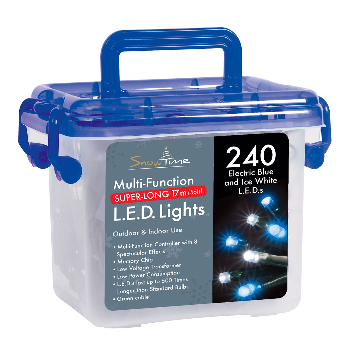240 Super-Long LED Chaser Christmas Lights With Memory Function