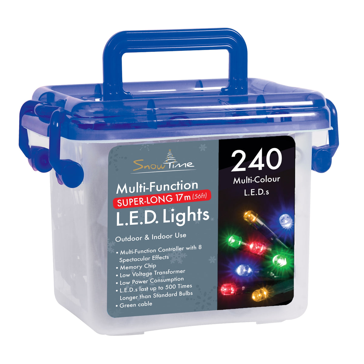 240 Super-Long LED Chaser Christmas Lights With Memory Function