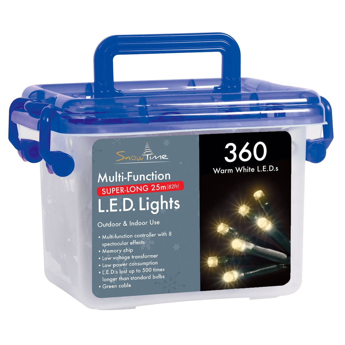 360 Super-Long LED Chaser Christmas Lights With Memory Function