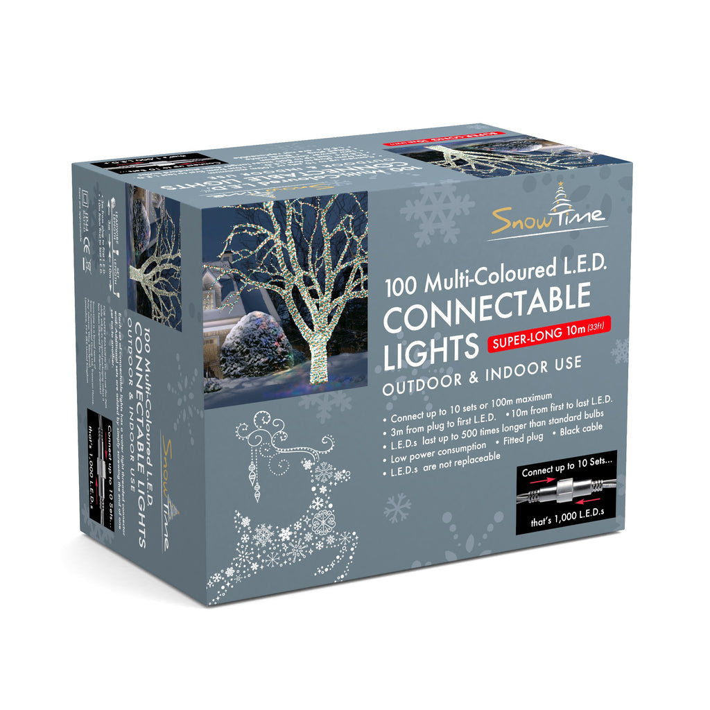 100 LED Connectable Christmas Lights