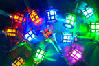 Chain of Multicolour Static LED Indoor & Outdoor Palace Lantern Christmas Lights