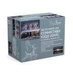 100 Static Connectable Outdoor & Indoor LED Christmas Icicle Lights
