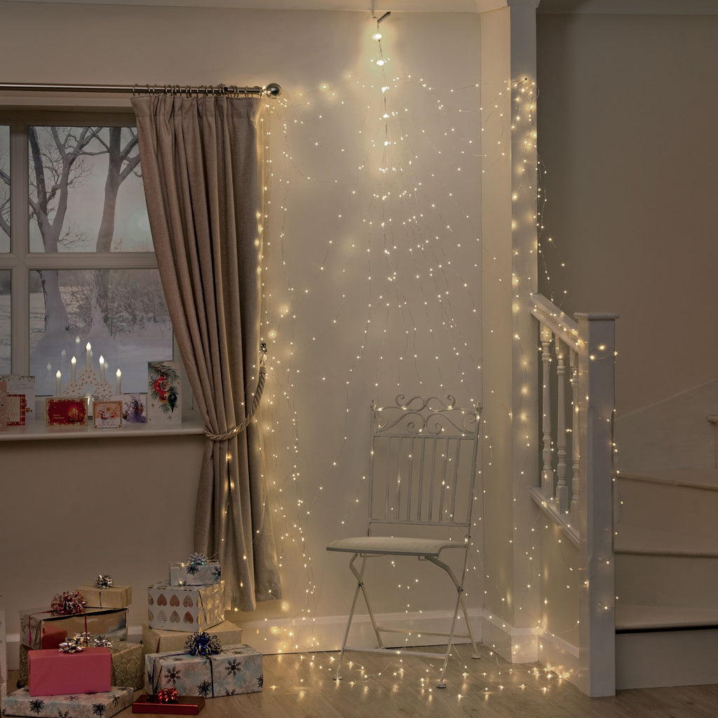 360 Stargazer LED Silver Wire Christmas Lights