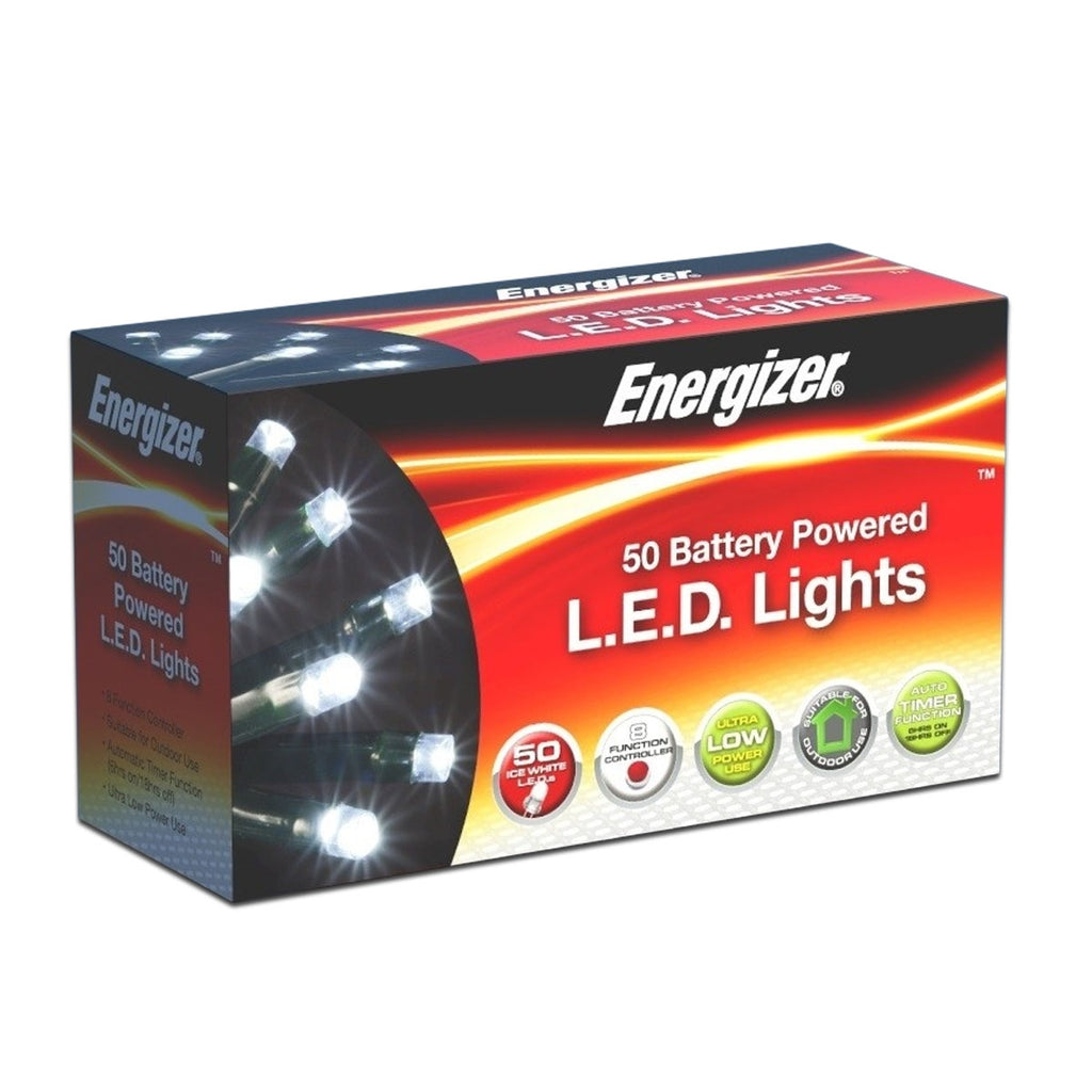 Energizer Battery Operated 50 Multi-Function Christmas Lights
