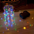 40 Battery Operated Stargazer Silver Wire Lights