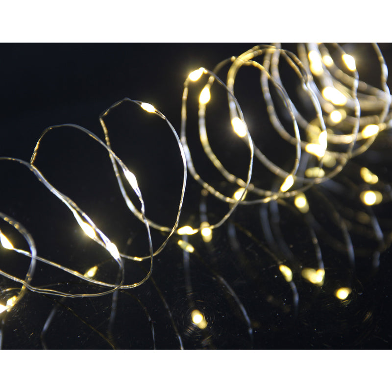 Battery Operated 60 LED Micro Christmas Lights