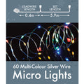 Battery Operated 60 LED Micro Christmas Lights