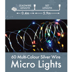 Battery Operated 60 LED Micro Christmas Lights