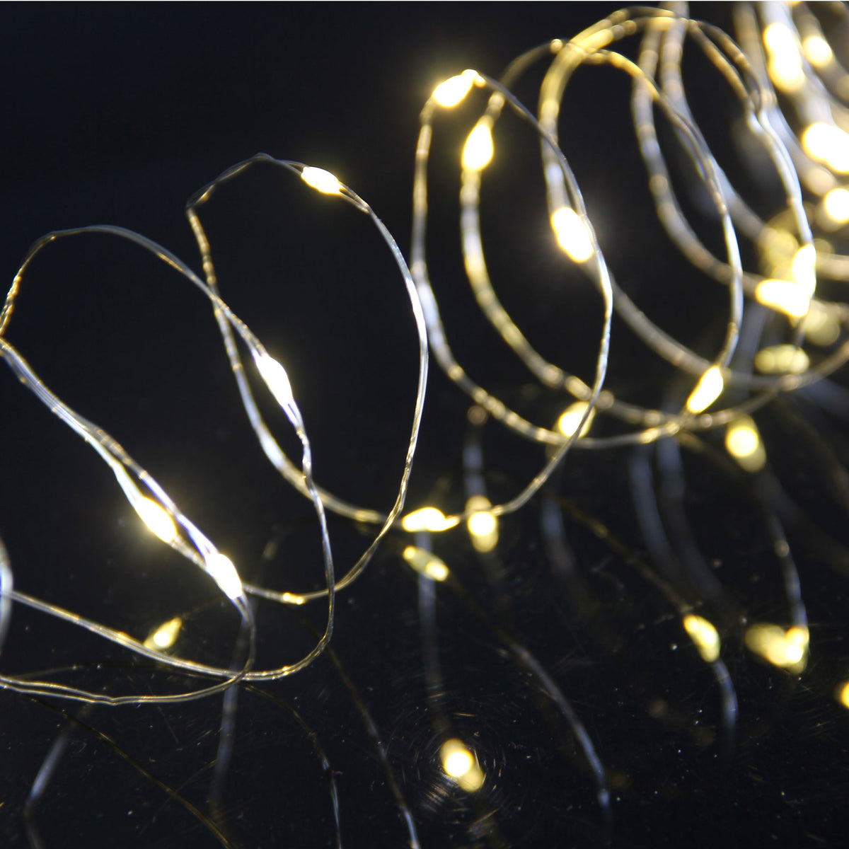 Battery Operated 60 Warm White Micro LED Lights