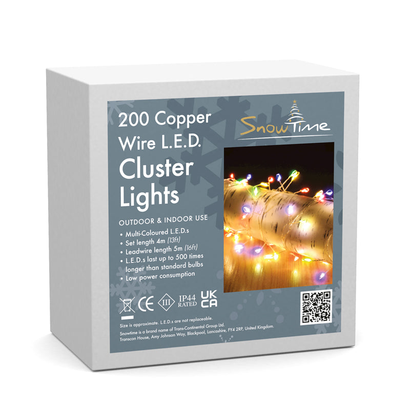 200 Copper Wire Cluster Lights