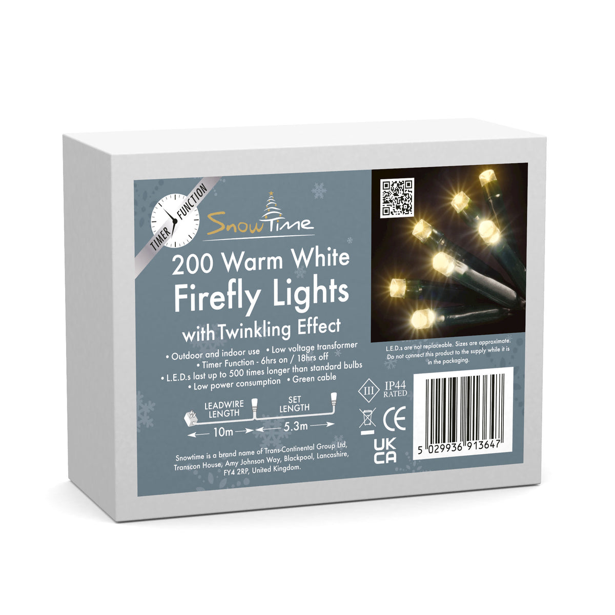 Warm White LED Firefly Lights