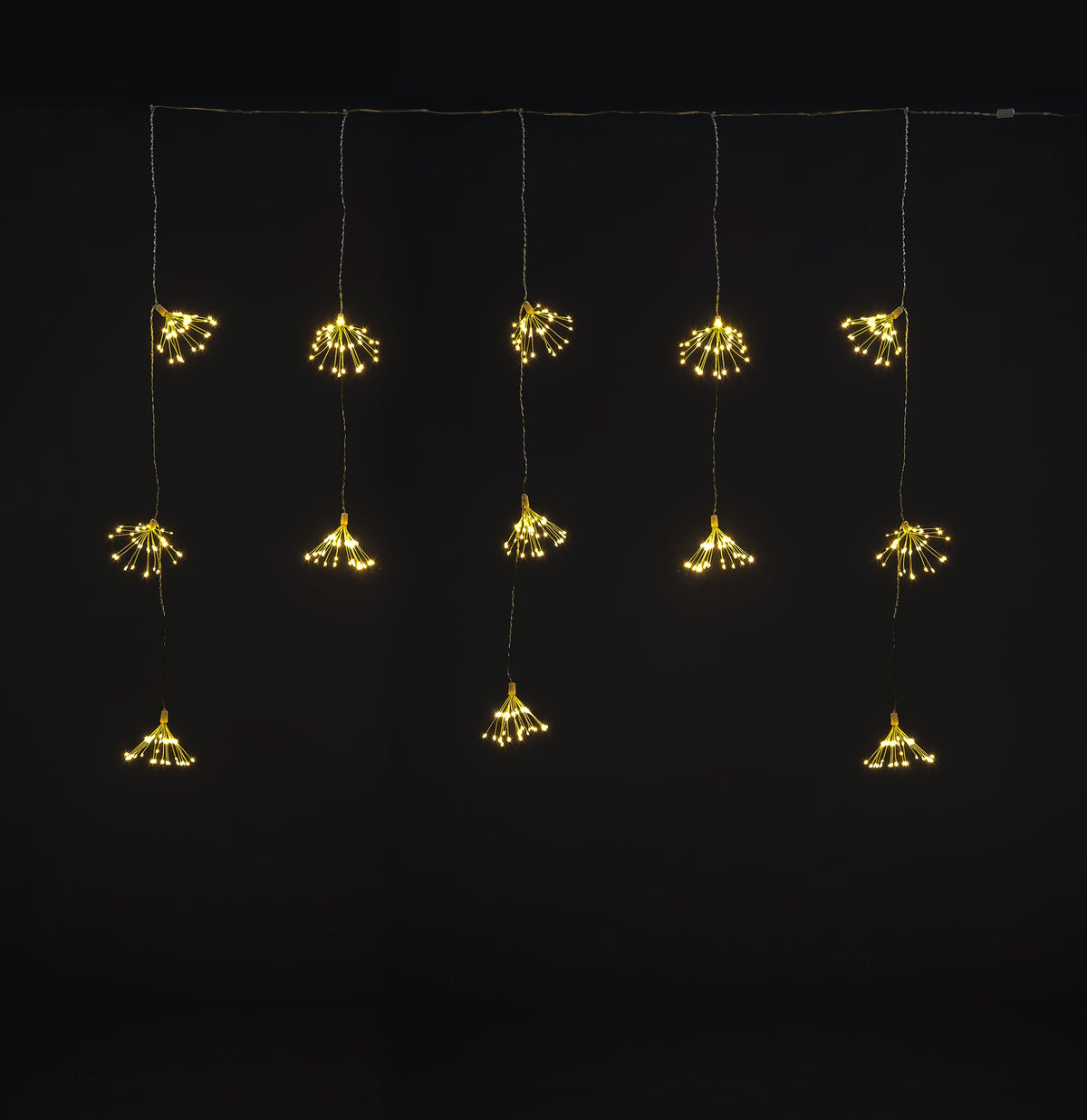 520 Warm White LED Fireworks Ball Curtain Lights