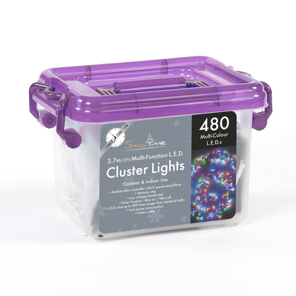 480 LED Cluster Lights With Timer