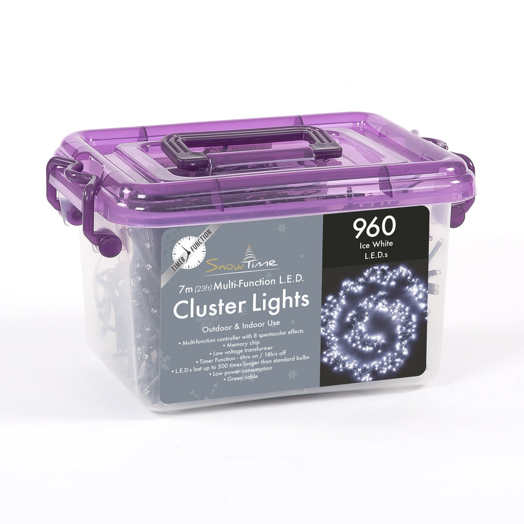 960 LED Cluster Lights With Timer