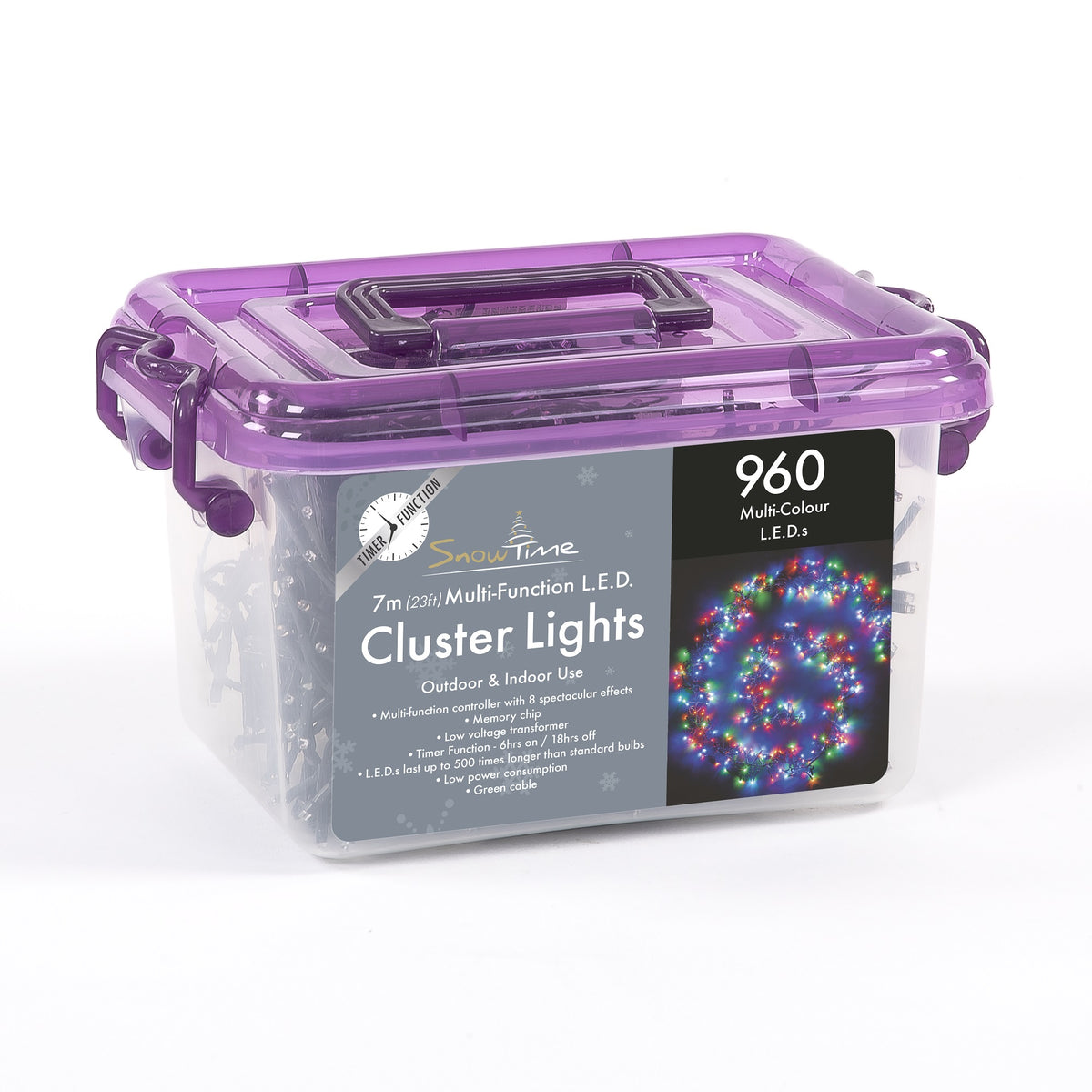 960 LED Cluster Lights With Timer