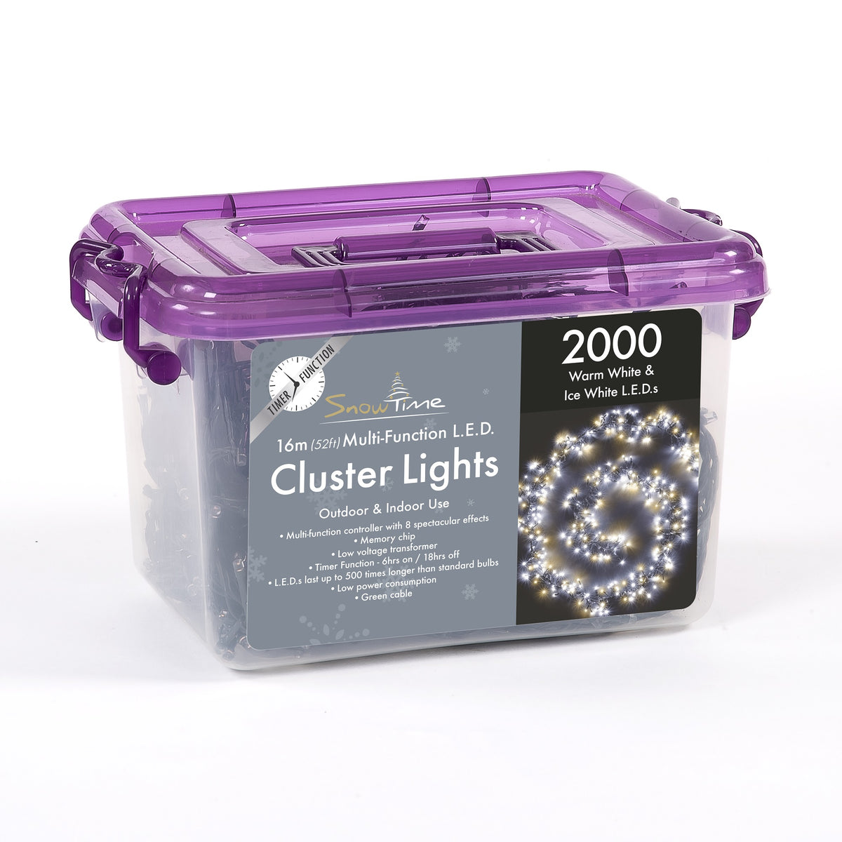 2000 White and Warm White LED Cluster