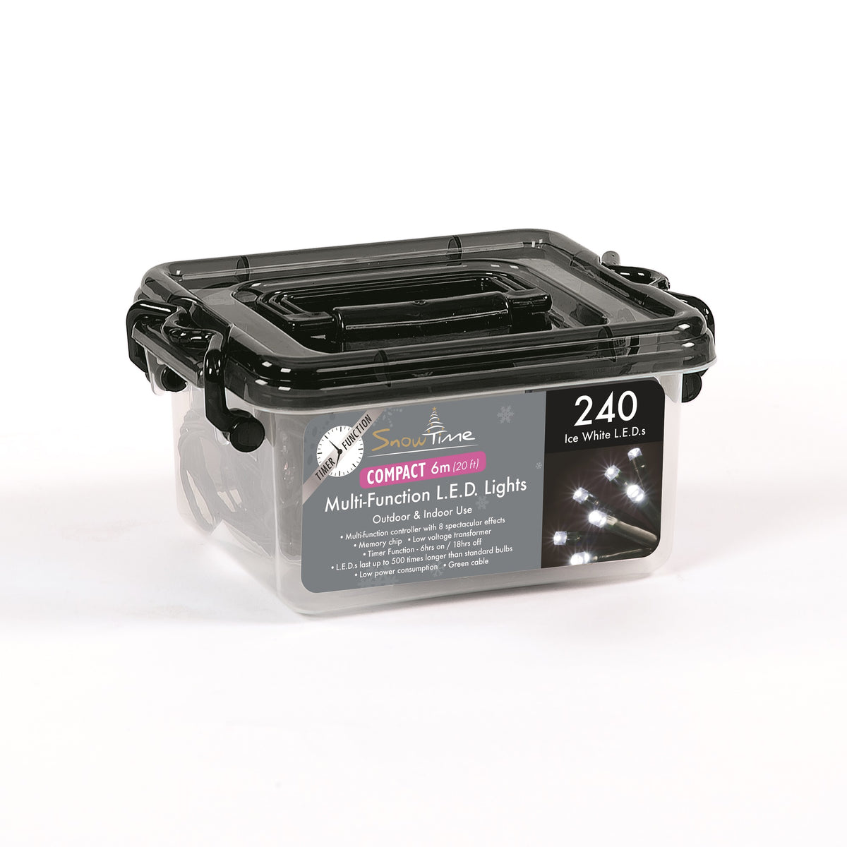 240 LED Compact Lights With Timer