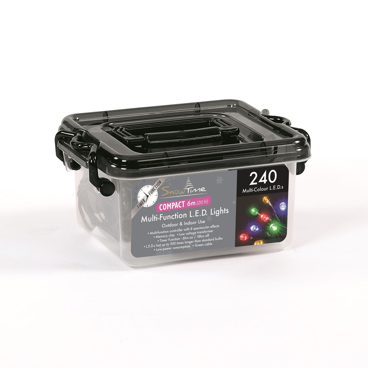240 LED Compact Lights With Timer