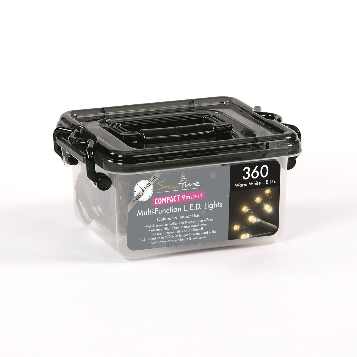 360 LED Compact Lights With Timer