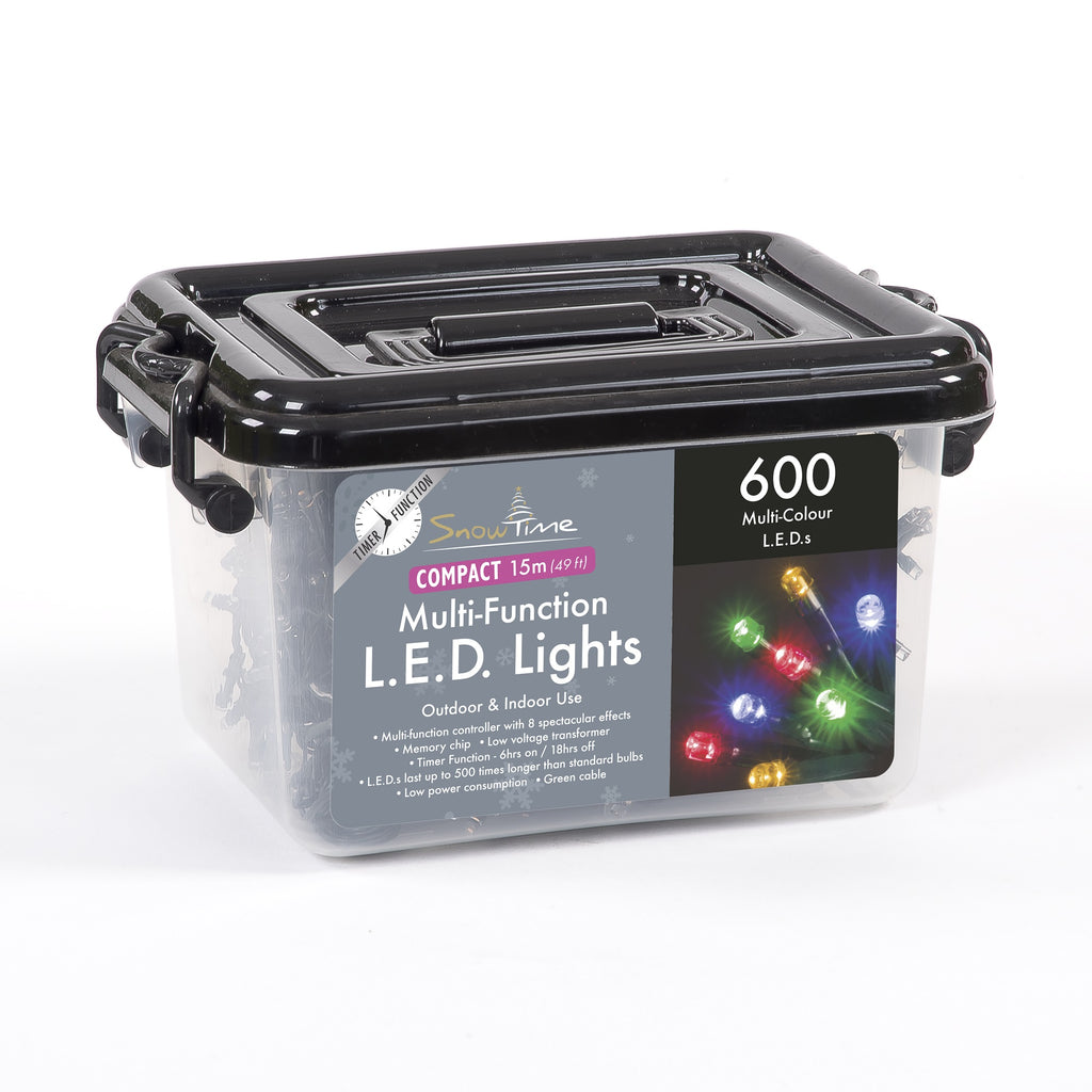 600 LED Compact Lights With Timer