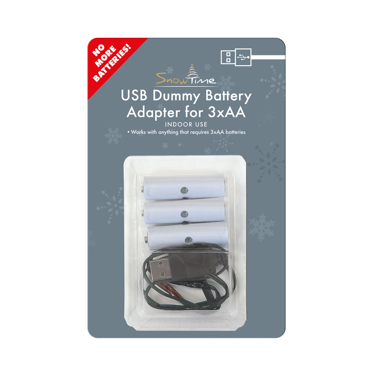 AA / AAA Battery Eliminator USB Power Converter