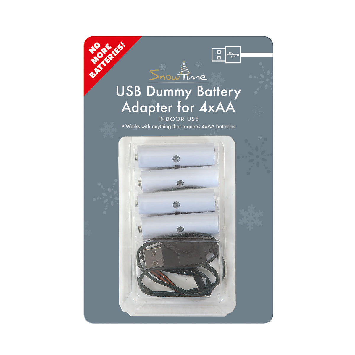 AA / AAA Battery Eliminator USB Power Converter
